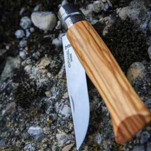 Opinel Inox No 8 Zeytin Saplı Paslanmaz Çelik Çakı