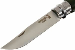 Opinel Inox No 8 Gürgen Saplı Paslanmaz Çelik Çakı (Haki)