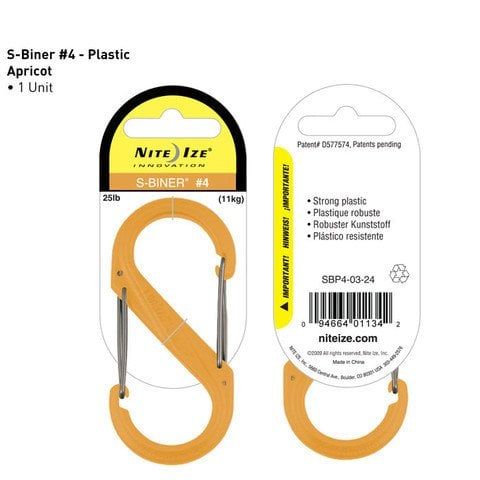 Nite-ize S-Biner Plastik Size 4 Apricot