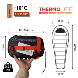 Trimm Impact -10'C Ultralight Uyku Tulumu - 195R, Yeşil